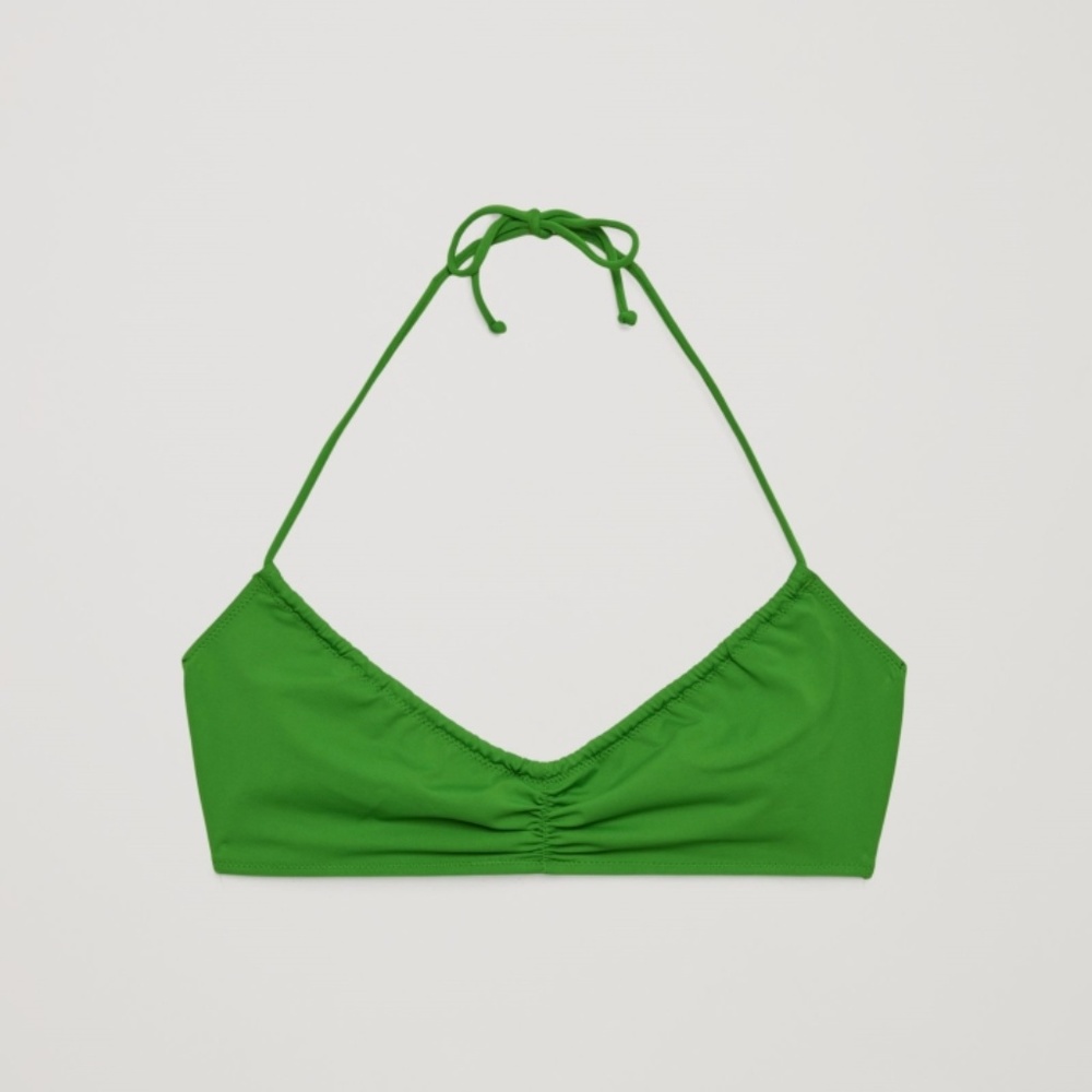 COS Halterneck Bikini Top & High-cut Bikini Bottom